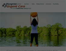 Tablet Screenshot of bluegrassurgentcare.com
